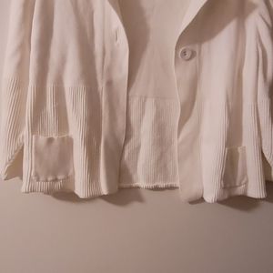 Croft and Barrow cropped cover up top size xl